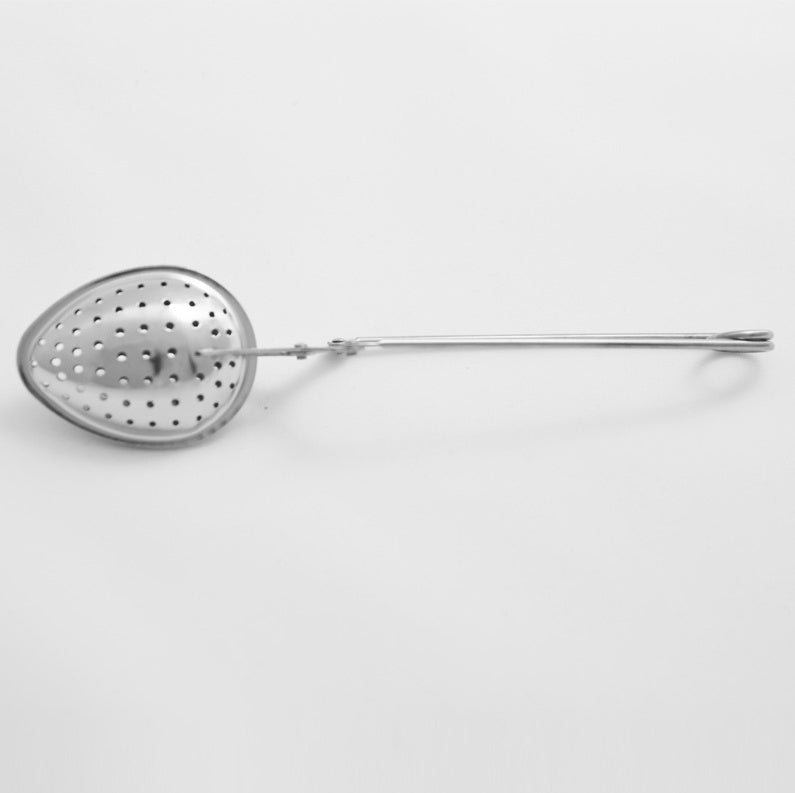 Leaf shaped stainless steel tea maker