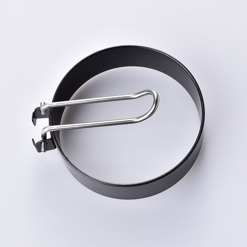 Stainless steel thickened and heightened omelette