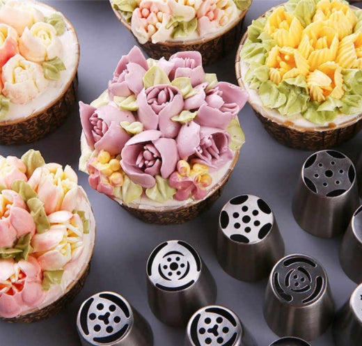 Russian stainless steel decorating mouth set