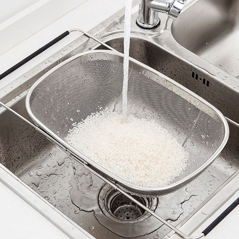 Simple Stainless Steel Drain Rack Sink