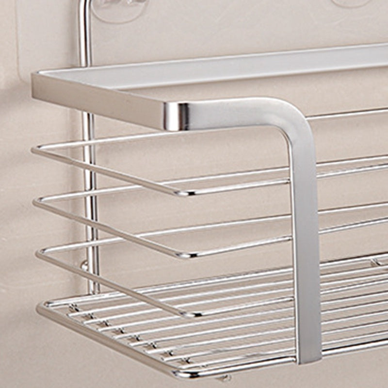 Stainless Steel Shelf Wall-mounted Without Perforation