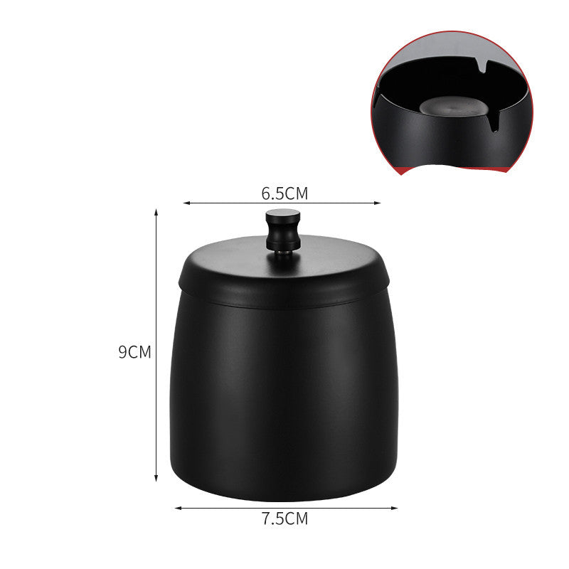 Stainless Steel Ashtray With Lid