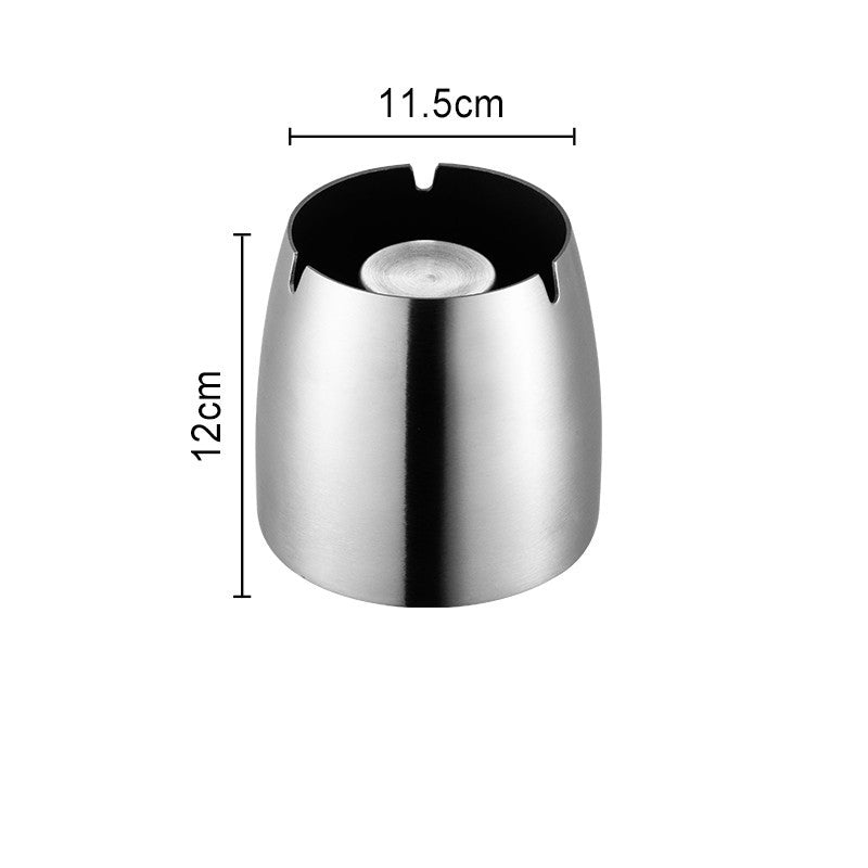 Stainless Steel Ashtray With Lid