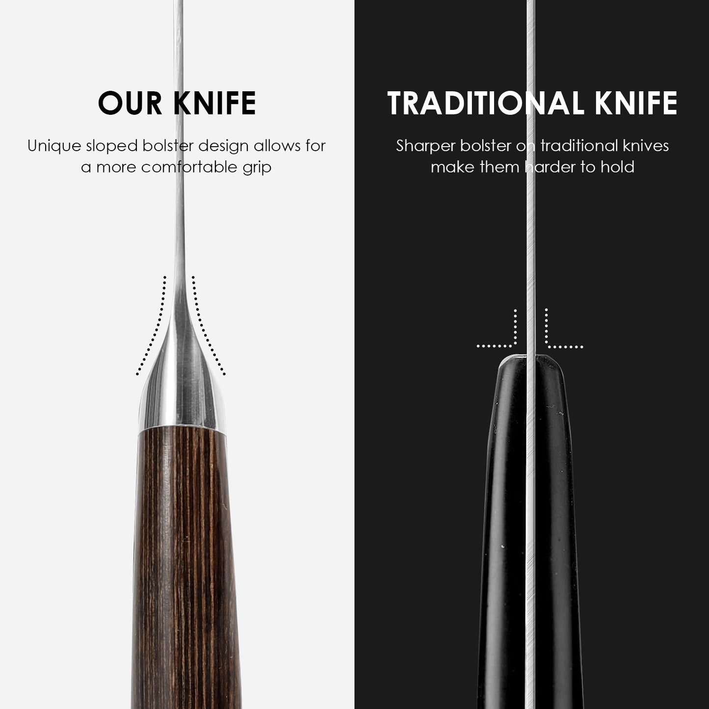 Qulajoy Japanese Chef Knife Kitchen Knife High Carbon German Steel Cooking Knives Damascus Pattern Japanese Knife With Ergonomic Handle For Home Kitchen Outdoor