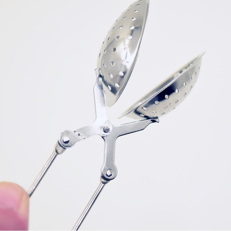 Leaf shaped stainless steel tea maker