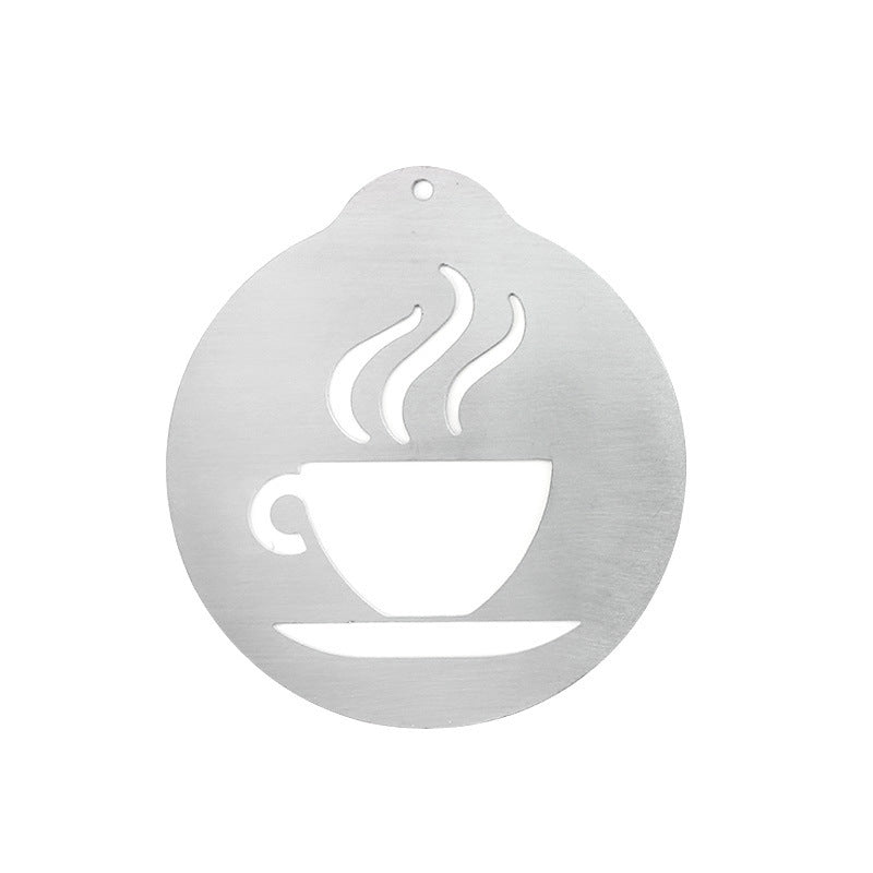 Creative Stainless Steel Coffee Latte Mold