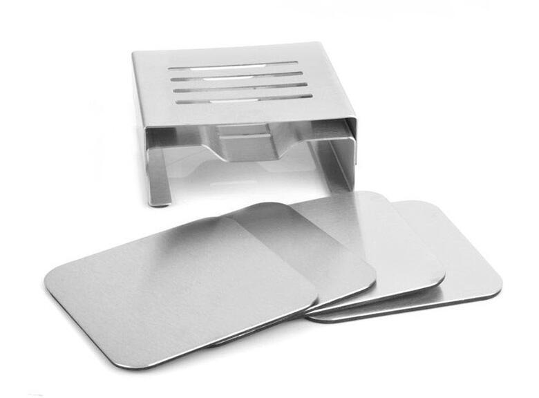 Creative Oblique Round Stainless Steel Placemat