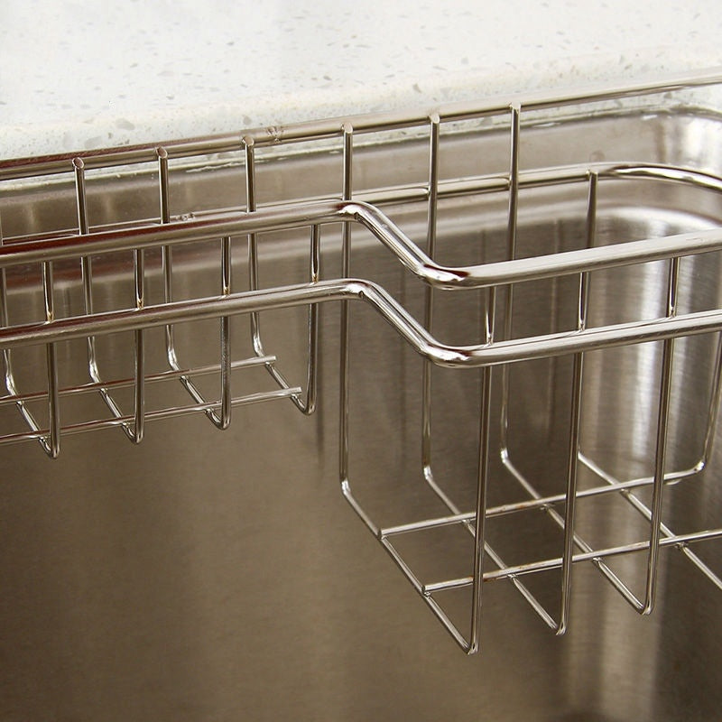Stainless steel multifunctional sink drain stand