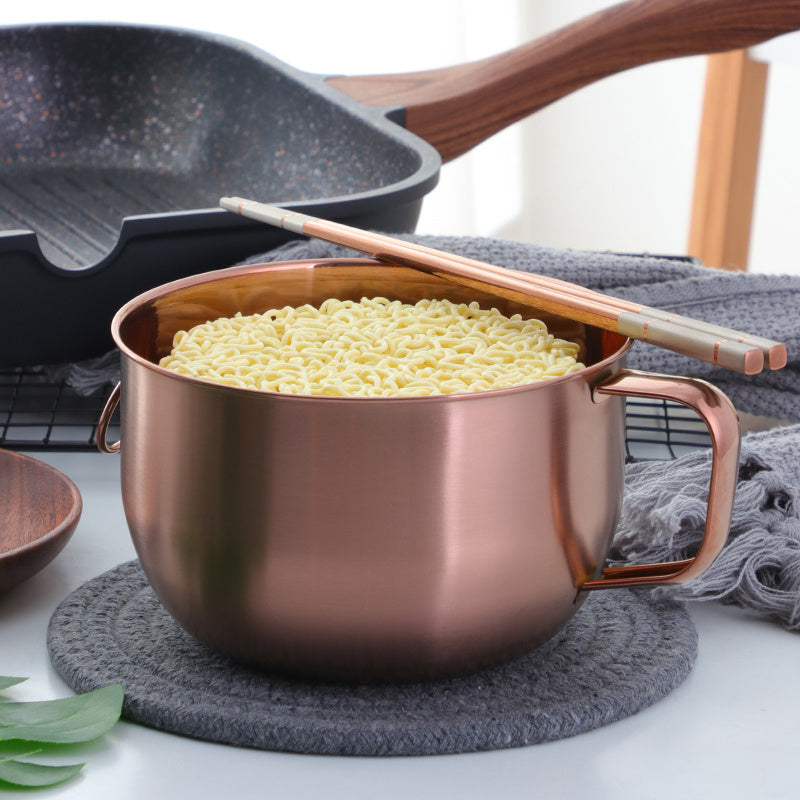 304 stainless steel bowl instant noodle artifact