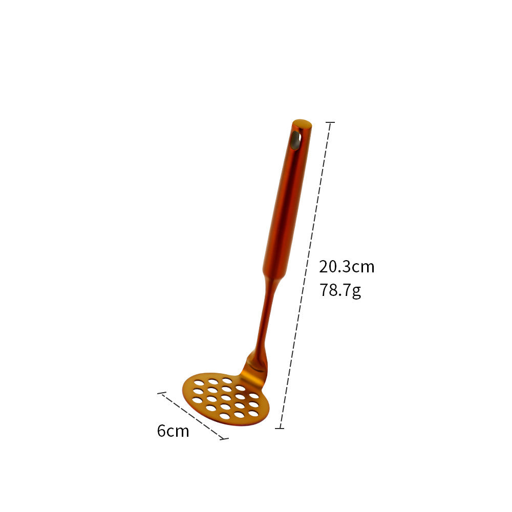 Stainless Steel Potato Masher Mashing Too