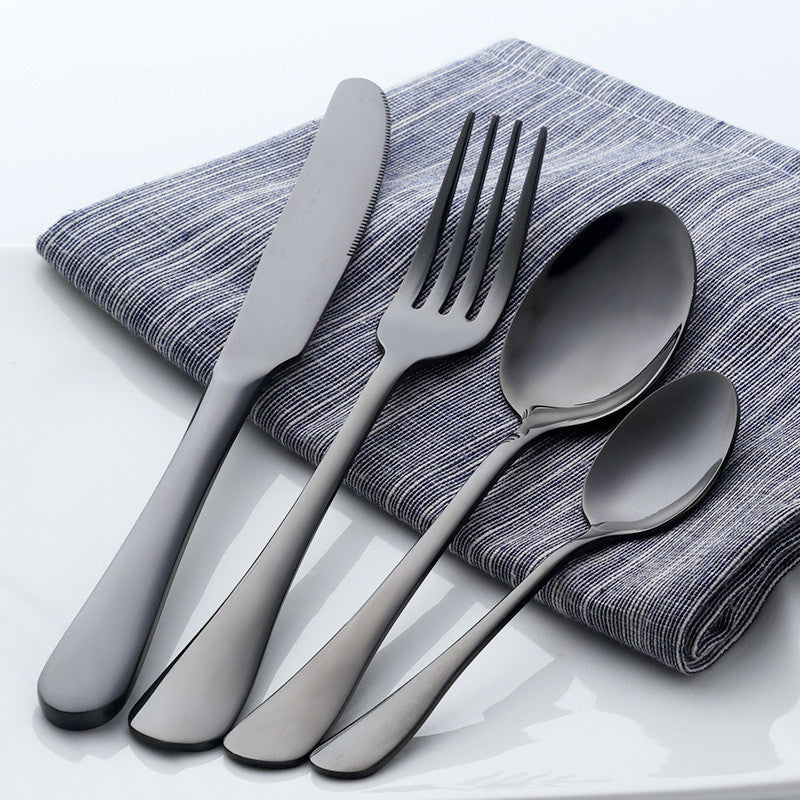 Four-piece stainless steel cutlery