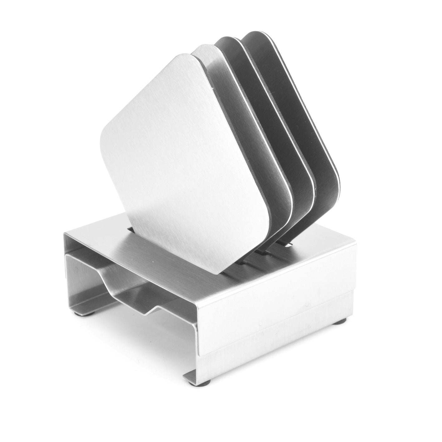 Creative Oblique Round Stainless Steel Placemat