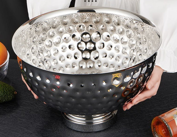 Stainless Steel Hammer Point Ice Bucket
