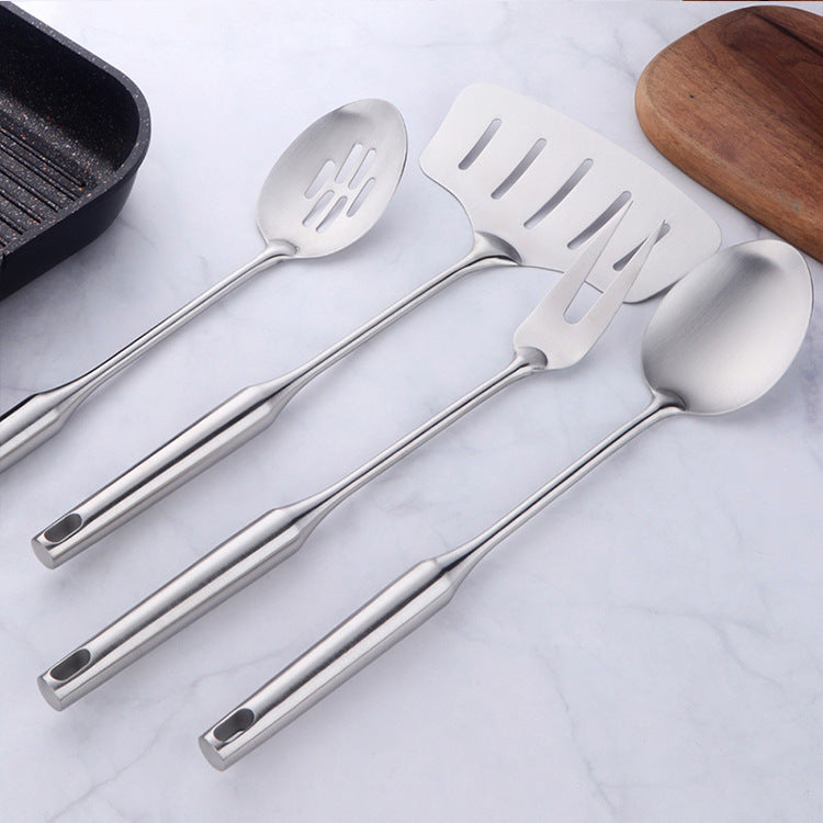 Seven-piece stainless steel kitchenware set