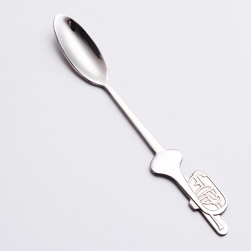 Music stainless steel coffee spoon