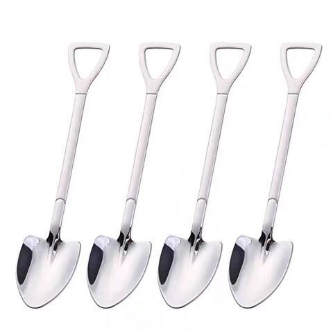 Stainless Steel Spade Creative Dessert Spoon