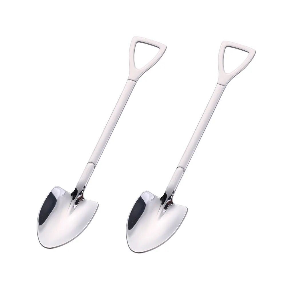 Stainless Steel Spade Creative Dessert Spoon
