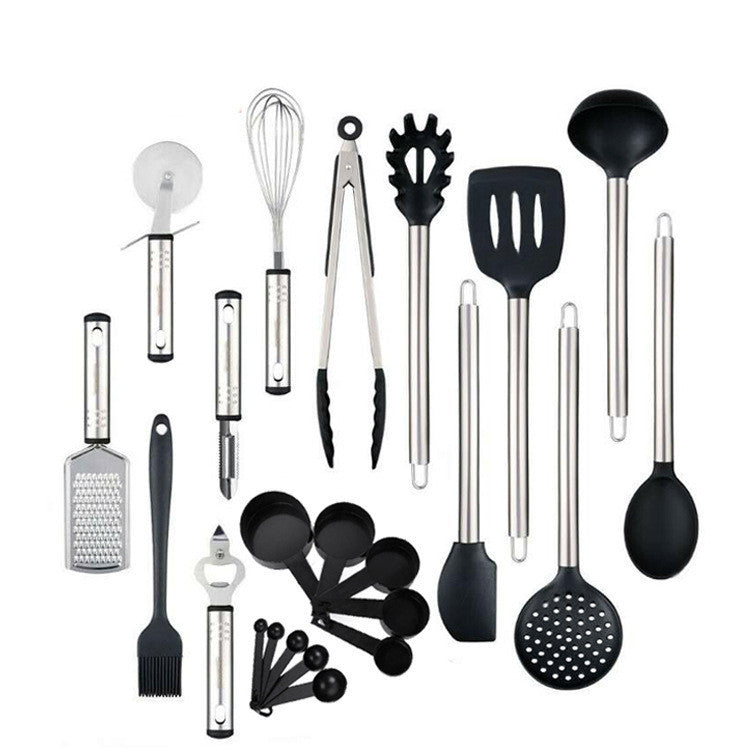 23pcs Stainless Steel Pipe Handle Silicone