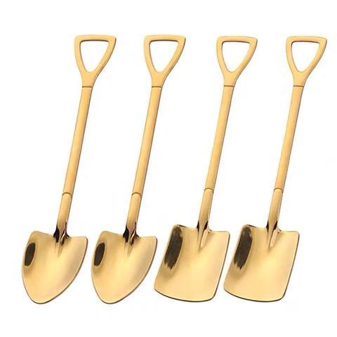 Stainless Steel Spade Creative Dessert Spoon