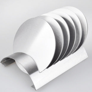 Creative Oblique Round Stainless Steel Placemat