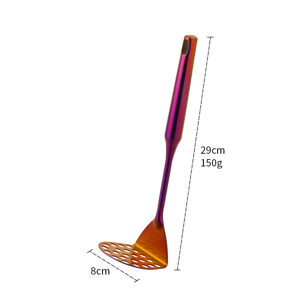 Stainless Steel Potato Masher Mashing Too