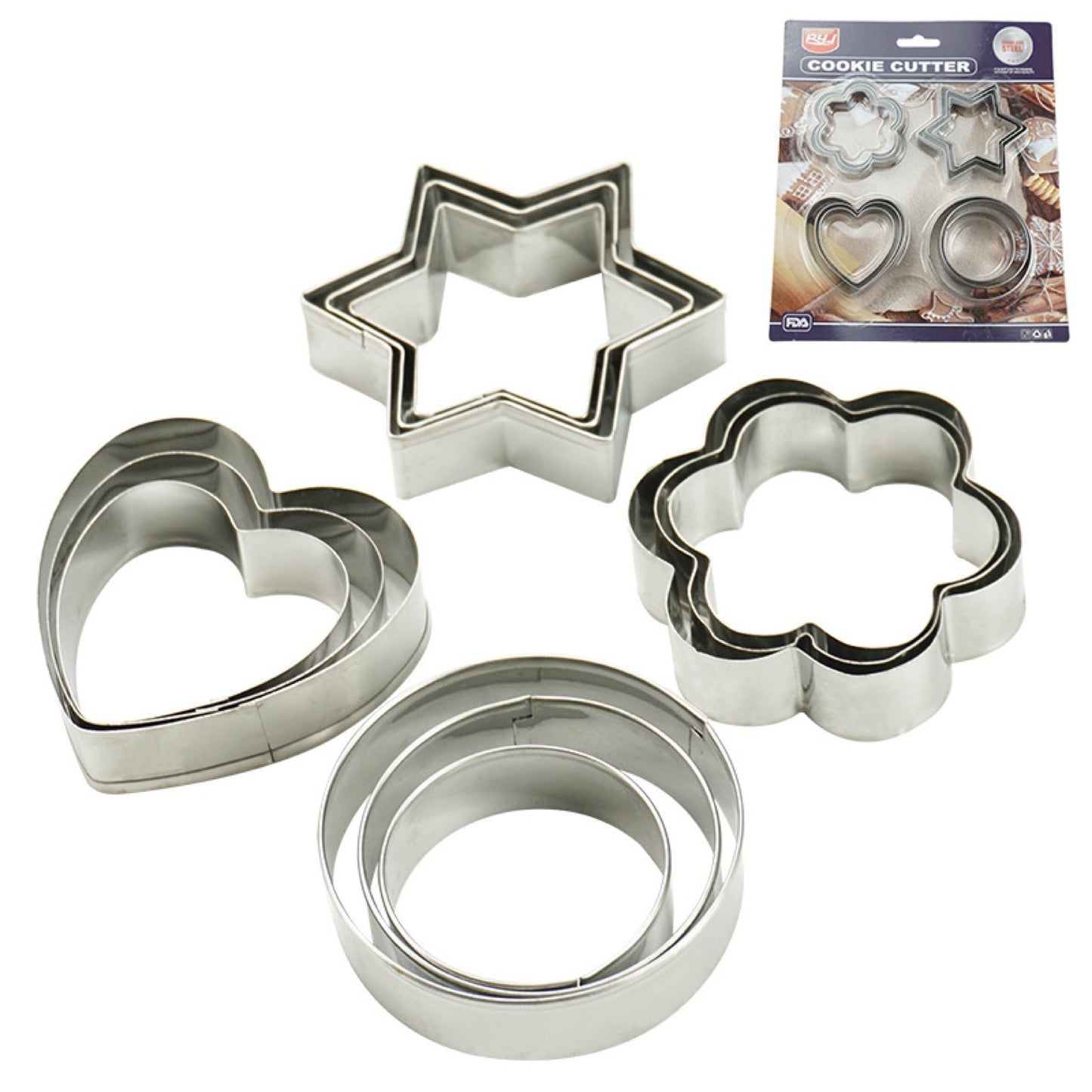 Kitchen Simple Stainless Steel Biscuit Mold