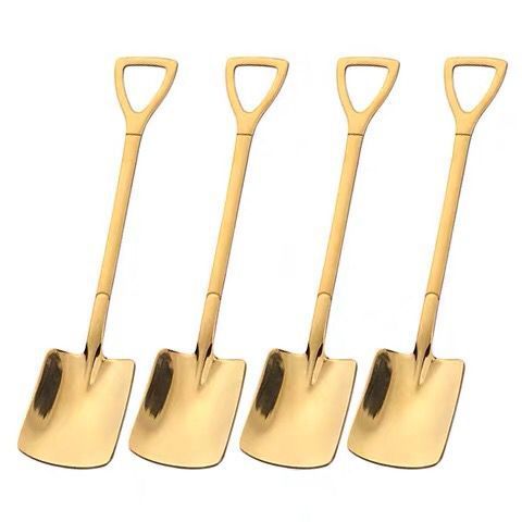 Stainless Steel Spade Creative Dessert Spoon
