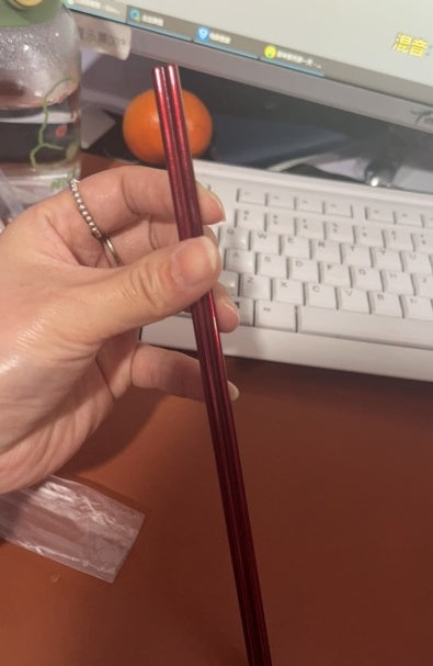 304 Stainless steel heart-shaped straw