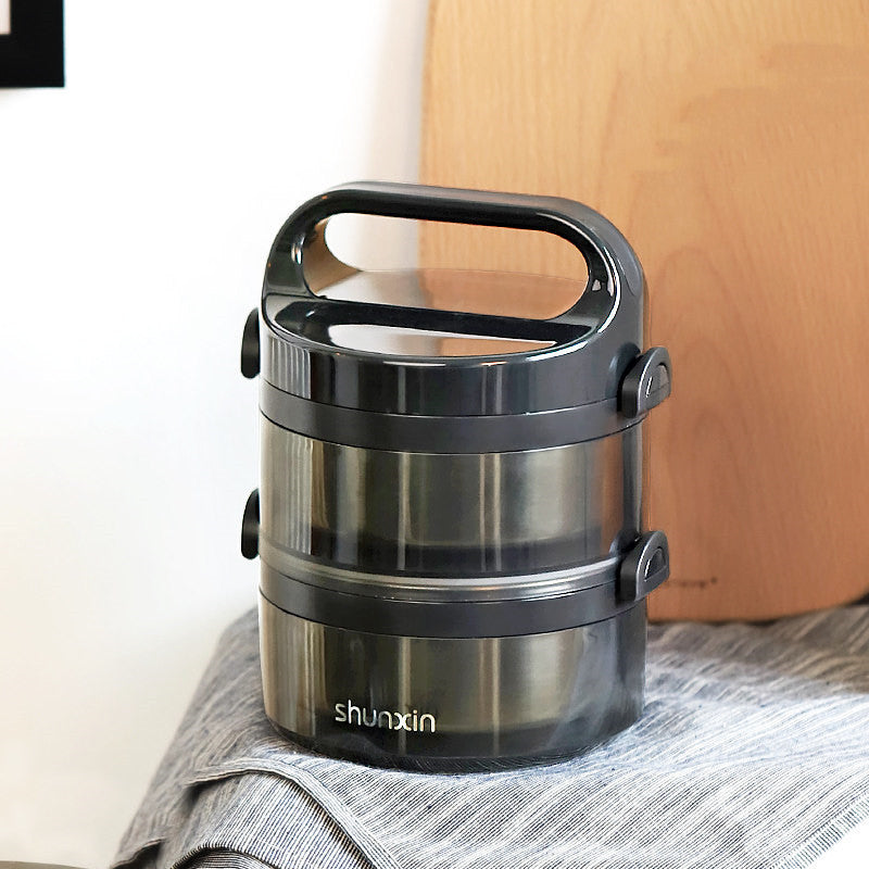 Multi-layer stainless steel lunch box