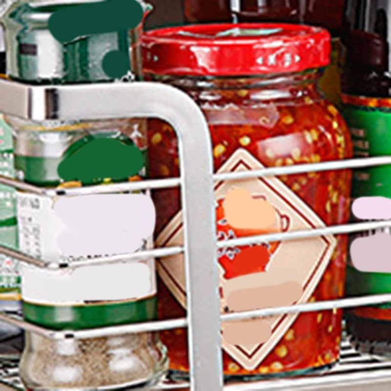 Stainless Steel Shelf Wall-mounted Without Perforation
