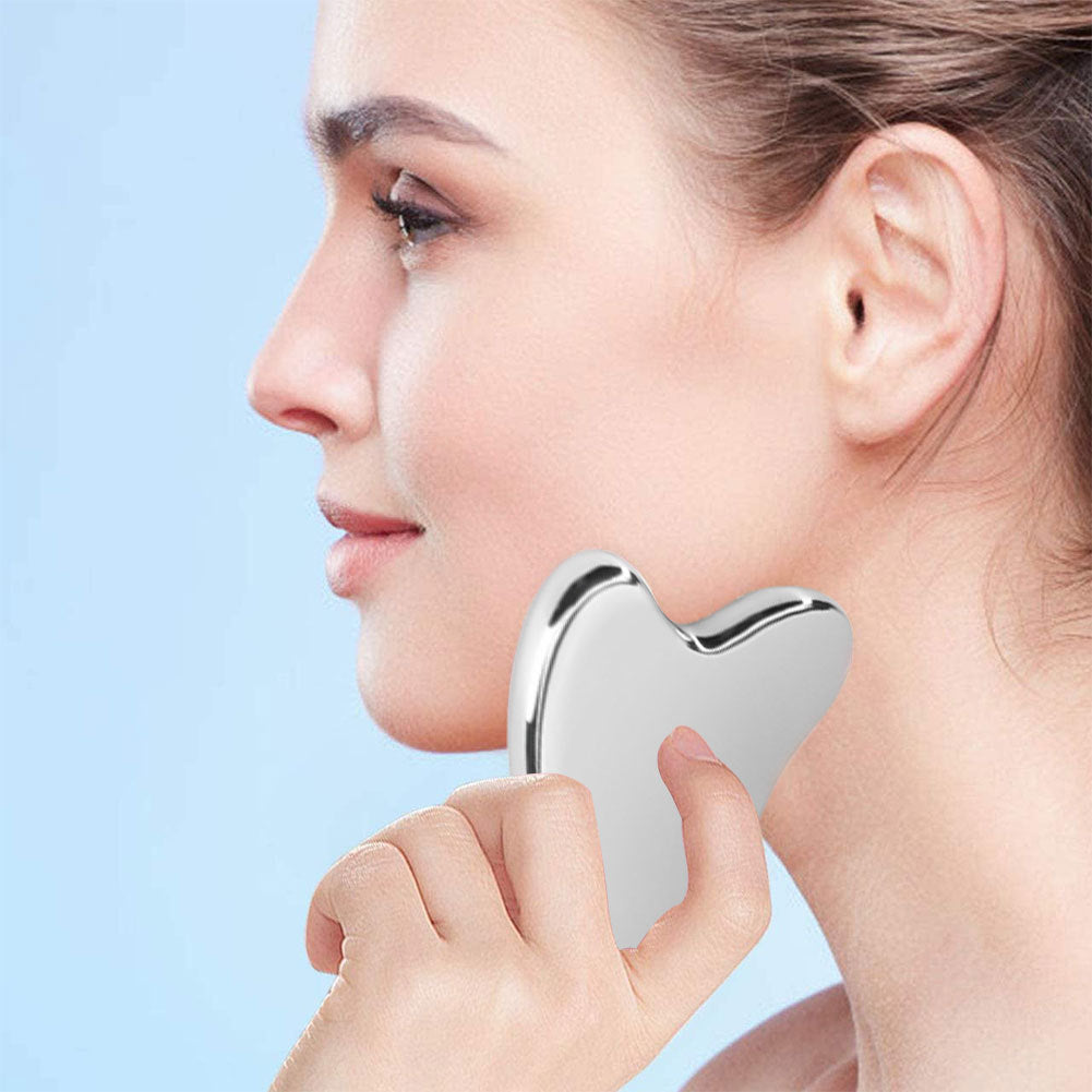 Household Heart-Shaped Stainless Steel Scraper