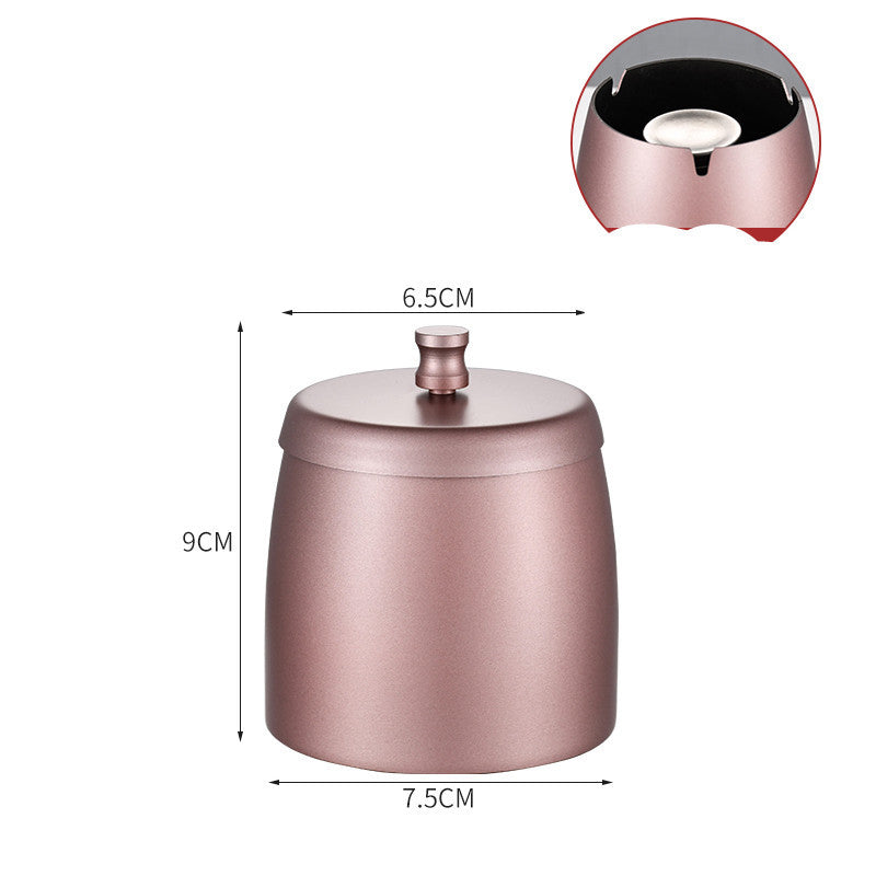 Stainless Steel Ashtray With Lid