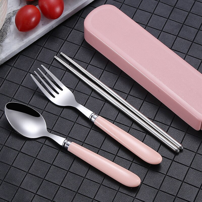Portable Nordic Tableware Stainless Steel