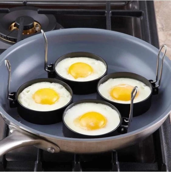 Stainless steel thickened and heightened omelette