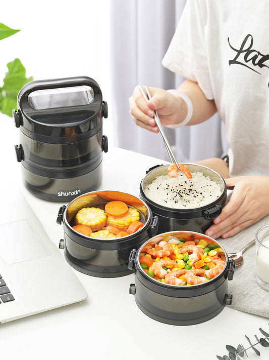 Multi-layer stainless steel lunch box