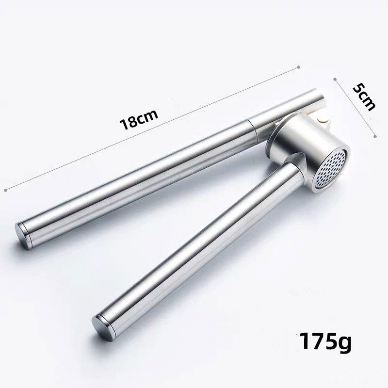 Stainless Steel Extended Garlic Press Household
