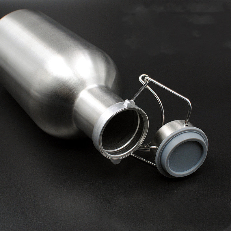 Stainless Steel Hip Flask Household Beer Barrel