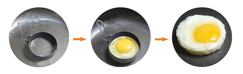 Stainless steel thickened and heightened omelette