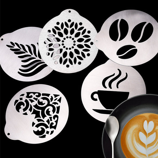 Creative Stainless Steel Coffee Latte Mold