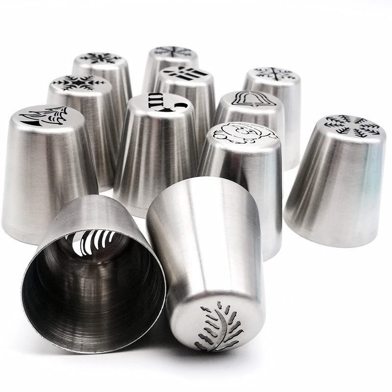 Stainless Steel Christmas Framing Nozzle Set