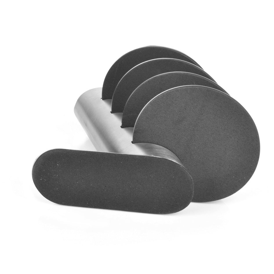 Creative Oblique Round Stainless Steel Placemat