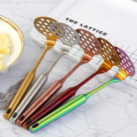 Stainless Steel Potato Masher Mashing Too