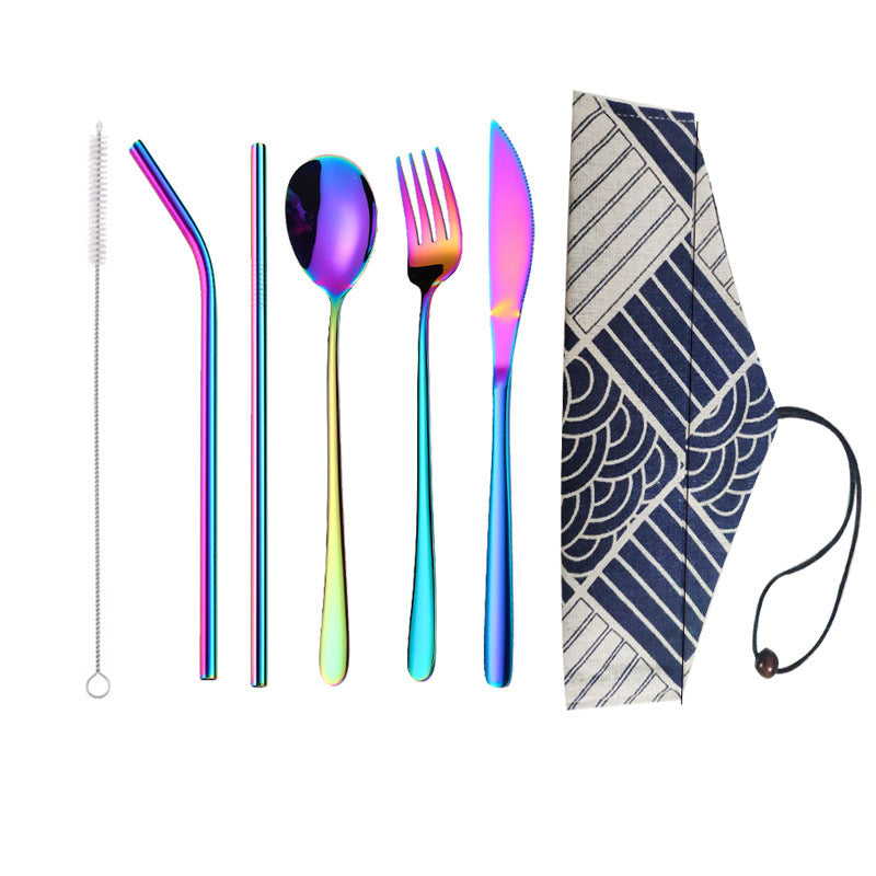 304 stainless steel portable tableware