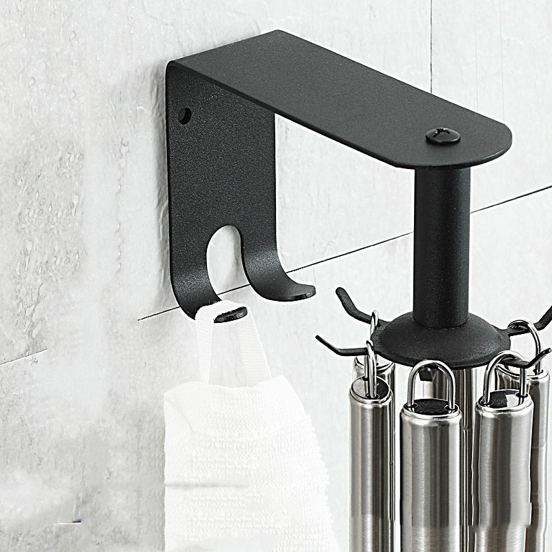 No Punching Rack Stainless Steel Swivel Hook