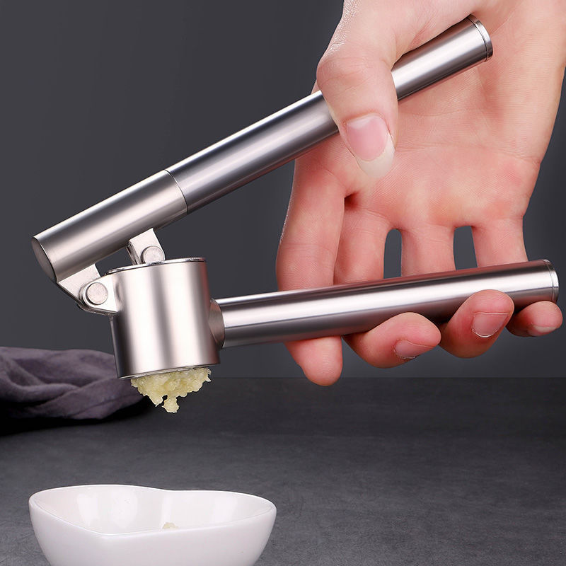 Stainless Steel Extended Garlic Press Household
