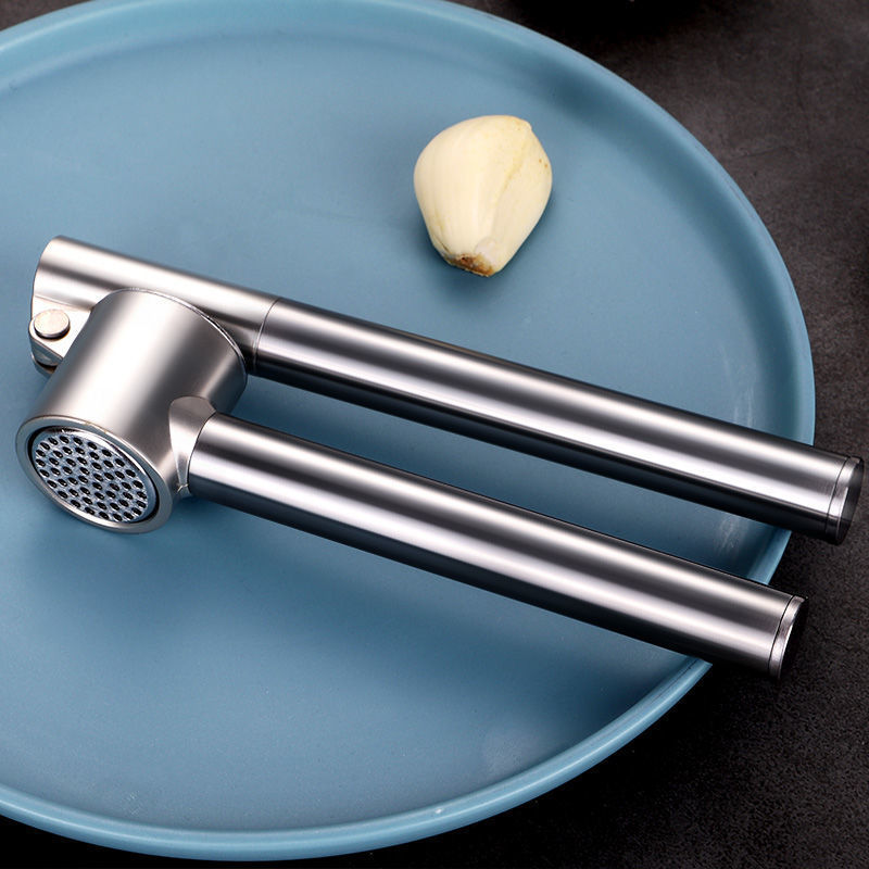 Stainless Steel Extended Garlic Press Household