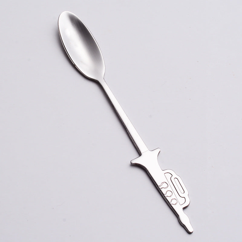 Music stainless steel coffee spoon