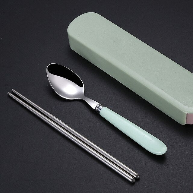 Portable Nordic Tableware Stainless Steel