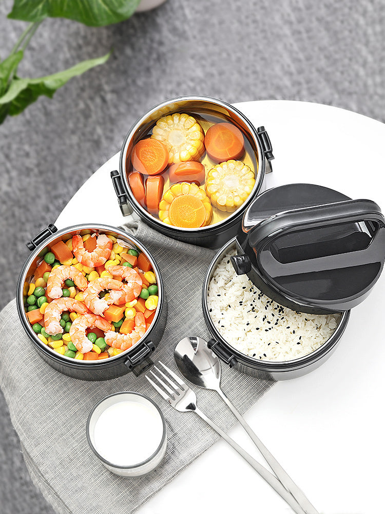 Multi-layer stainless steel lunch box