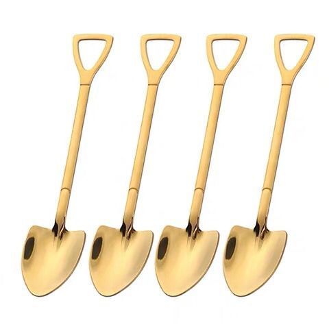 Stainless Steel Spade Creative Dessert Spoon